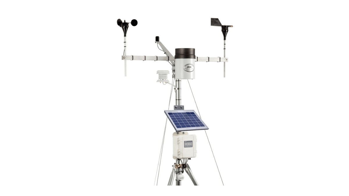 HOBO Advanced Weather Station Kit ? full station on tripod, studio shot